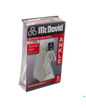 Mcdavid lightweight ankle brace white    s 199