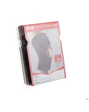 Mcdavid knee supp.open patella black/scarlet s 402