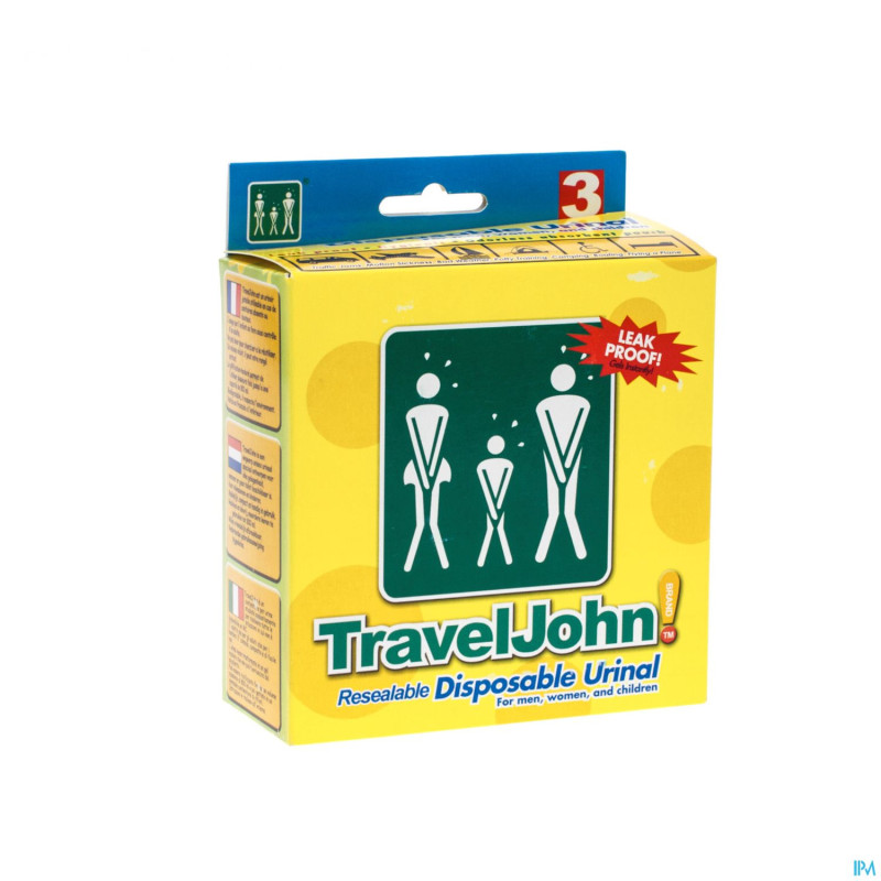 Travel john urinal jetable 3