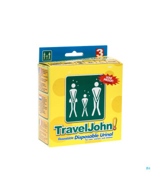 Travel john urinal jetable 3