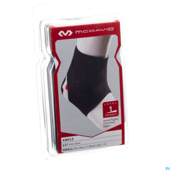 Mcdavid ankle support black/scarlet    s 431