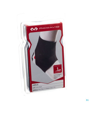 Mcdavid ankle support black/scarlet    s 431