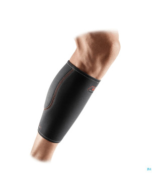 Mcdavid del calf support black/scarlet    m 441