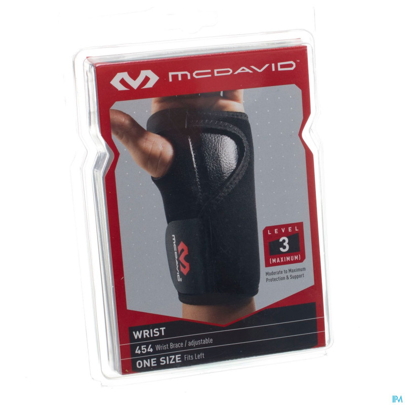 Mcdavid carpal tunnel wrist supp.left one size 454