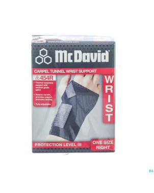 Mcdavid carpal tunnel wrist supp.right one size454