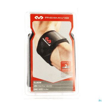 Mcdavid tennis elbow strap black one size    486