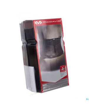 Mcdavid lightweight back support black regular 495