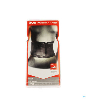 Mcdavid lightweight back support black    s 495