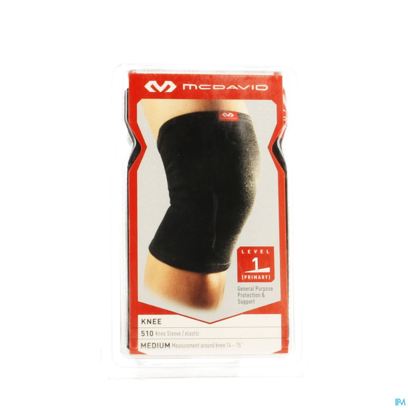 Mcdavid knee brace elastic black    m 510