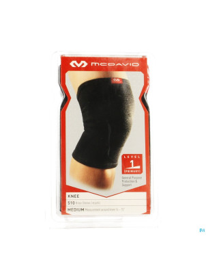 Mcdavid knee brace elastic black    m 510