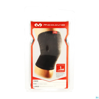 Mcdavid knee brace elastic black    l 510