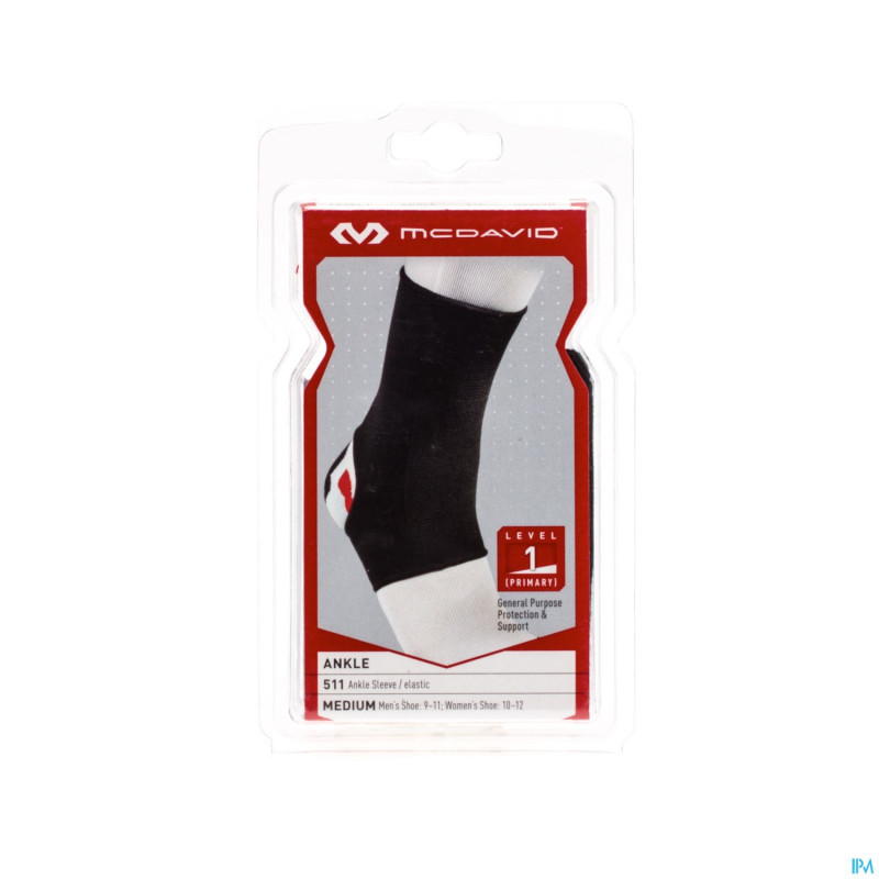 Mcdavid ankle brace elastic black    m 511