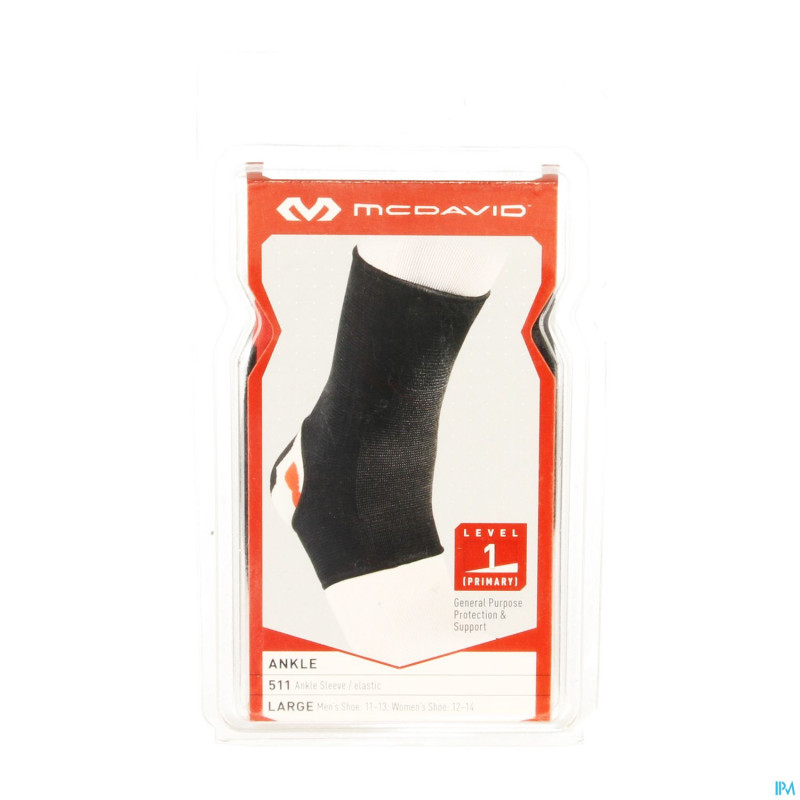 Mcdavid ankle brace elastic black    l 511