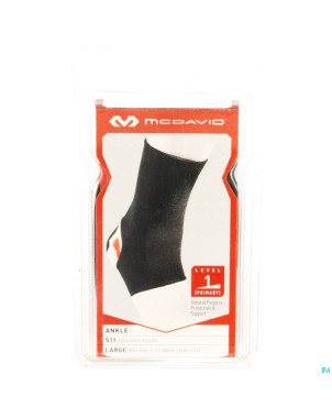 Mcdavid ankle brace elastic black    l 511
