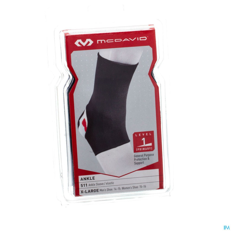 Mcdavid ankle brace elastic black    xl 511
