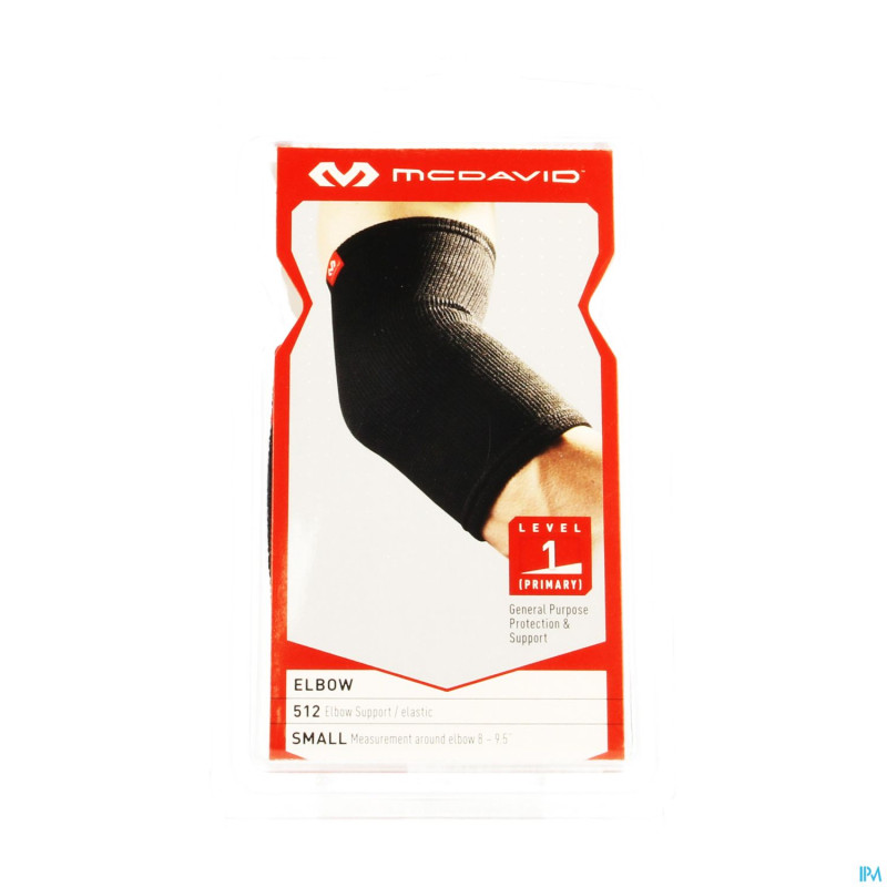 Mcdavid elbow brace elastic black    s 512