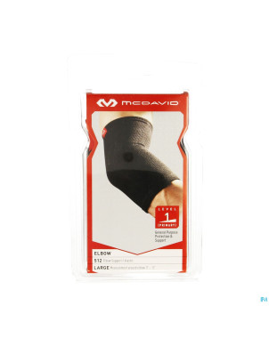 Mcdavid elbow brace elastic black    l 512