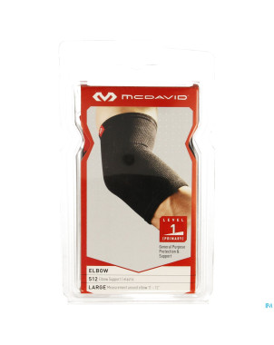 Mcdavid elbow brace elastic black    l 512
