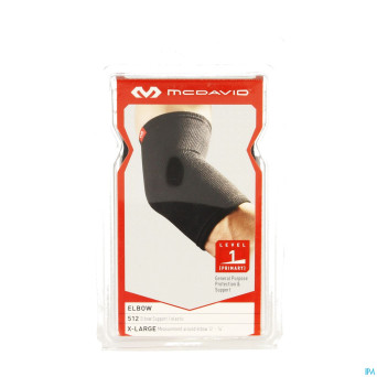Mcdavid elbow brace elastic black    xl 512