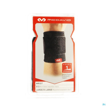 Mcdavid wrist brace elastic black    l/xl 513