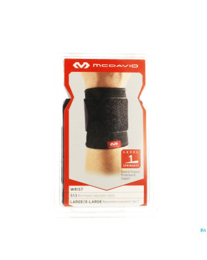 Mcdavid wrist brace elastic black    l/xl 513
