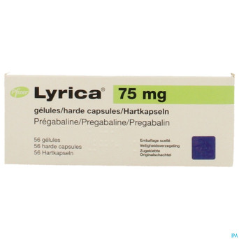 Lyrica  75mg caps durs  56 x  75mg