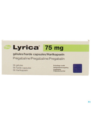 Lyrica  75mg caps durs  56 x  75mg