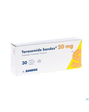 Torasemide sandoz comp  30 x 20 mg