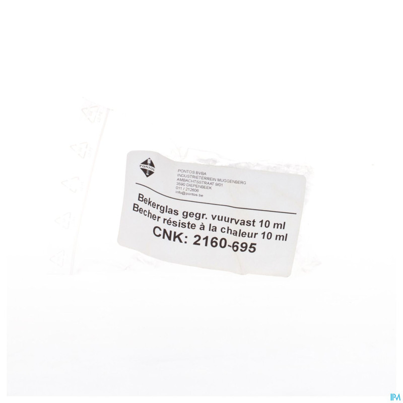 Becher resistant a la chaleur    10ml pontos