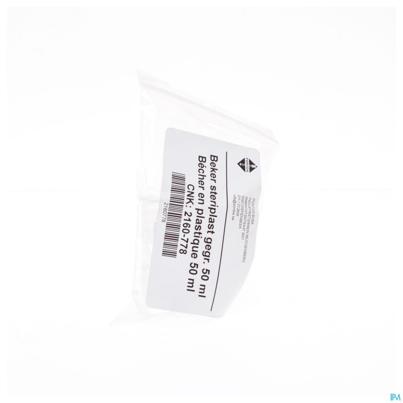 Becher plastique    50ml pontos