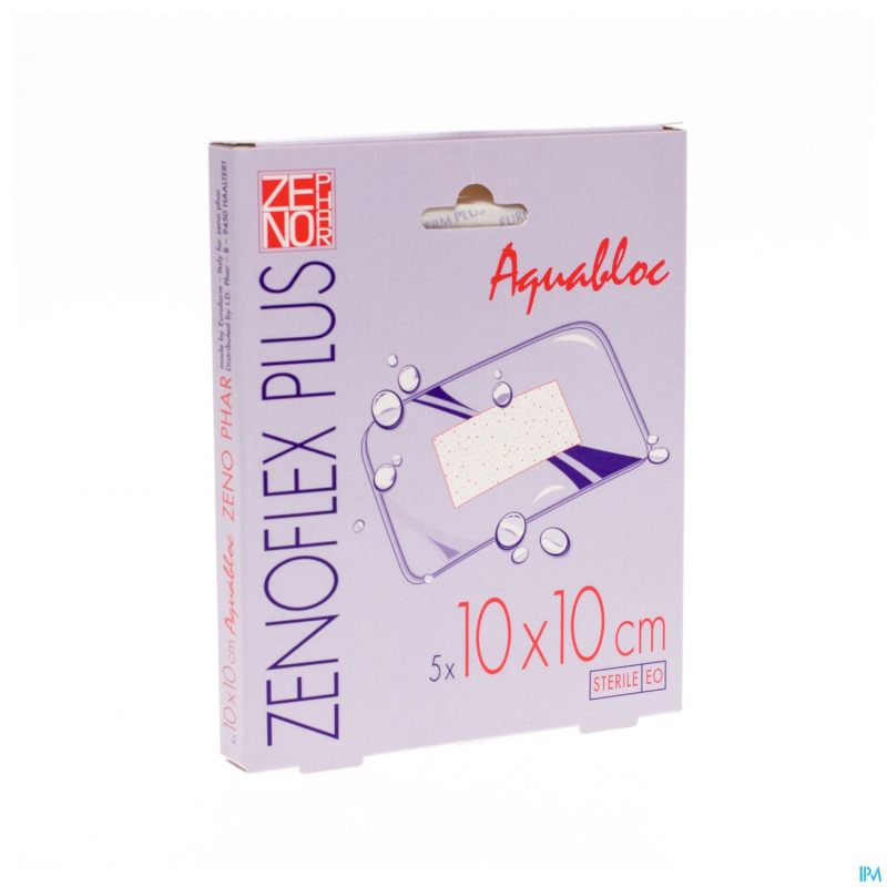 Zenoflex plus 10x10cm 5 pansement steril wtp