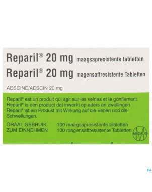 Reparil comp gastroresist  100 x 20 mg