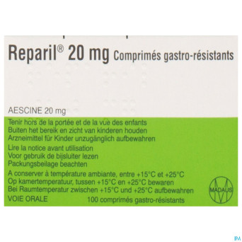 Reparil comp gastroresist  100 x 20 mg