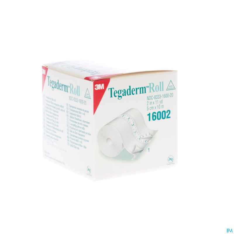 Tegaderm roll 3m film transp.    5cmx10m 1 16002