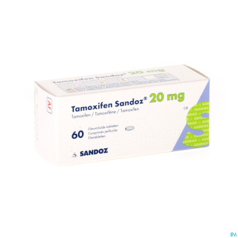 Tamoxifen sandoz comp 60 x 20 mg