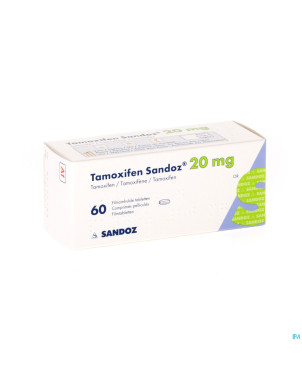 Tamoxifen sandoz comp 60 x 20 mg