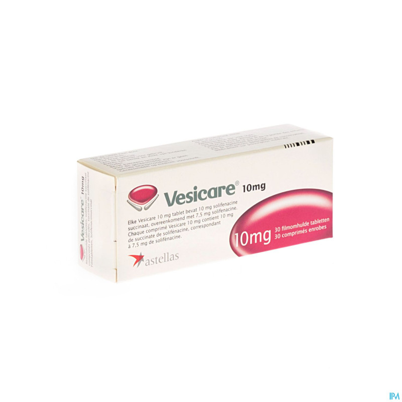 Vesicare tabl 30 x 10 mg