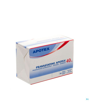 Pravastatine apotex comp 98 x 40 mg