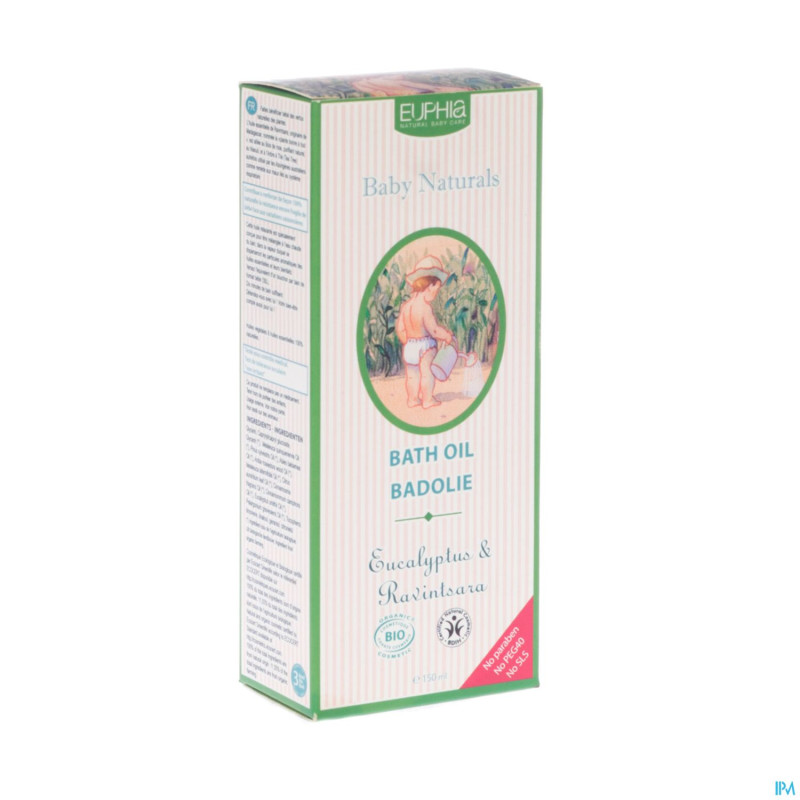 Euphia baby huile bain eucalyptus&ravintsara 150ml