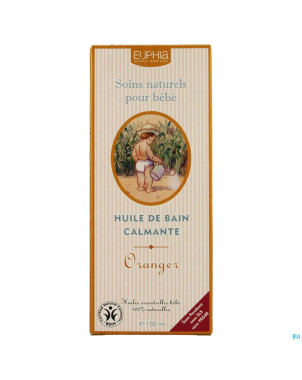 Euphia baby huile bain calmante orange douce 150ml