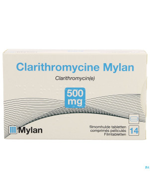 Clarithromycine viatris 500mg comp pell 14