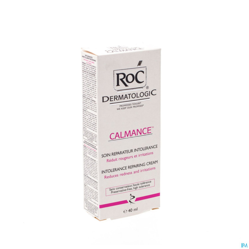 Roc calmance soin reparateur intolerance 40ml