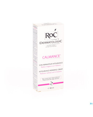 Roc calmance soin reparateur intolerance 40ml