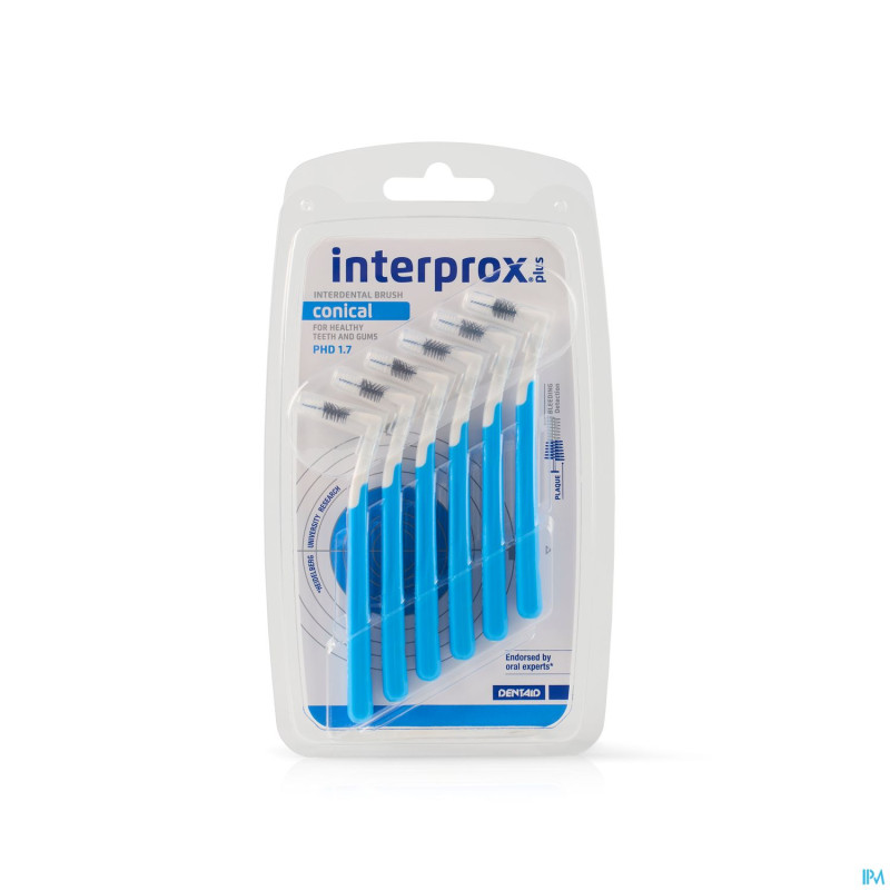Interprox plus conique bleu interd.    6 1150