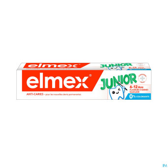 Elmex junior dentifrice 6-12ans 75ml