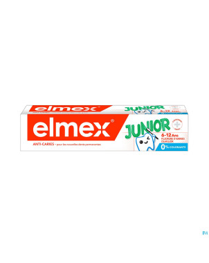 Elmex junior dentifrice 6-12ans 75ml