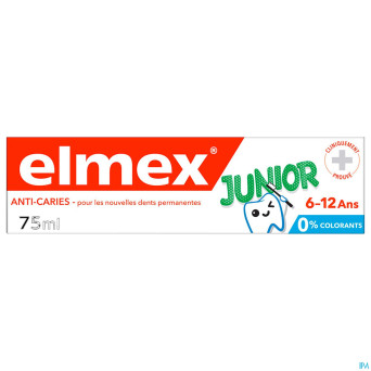 Elmex junior dentifrice 6-12ans 75ml
