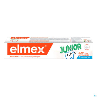 Elmex junior dentifrice 6-12ans 75ml