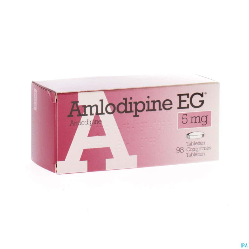 Amlodipine eg comp  98 x  5 mg