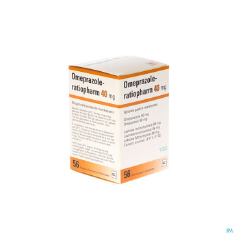 Omeprazole ratiopharm caps 56 x 40 mg